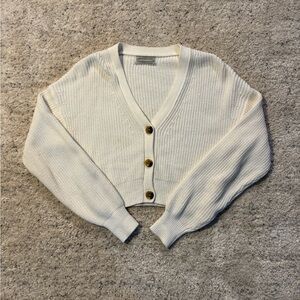 Urban Outfitters Cream Knit Cardigan (S/P)